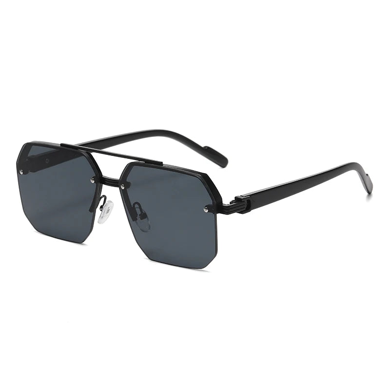 Gafas de Sol Metálicas Cuadradas con Montura Media