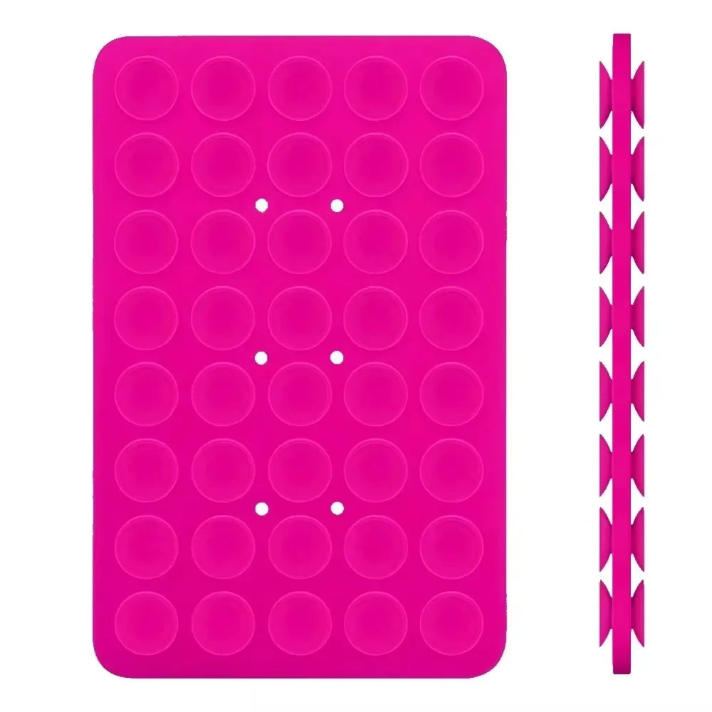 Silicone Suction Cup Phone Grip with Double-Sided Adhesive