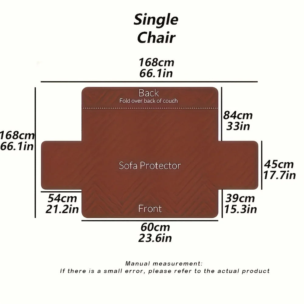 Reversible Non-Slip Sofa Cover for Pets & Everyday Protection