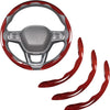 Carbon Fiber & Leather Steering Wheel Cover