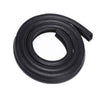 Black U-shaped EPDM rubber edge trim for car, boat, or machinery