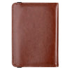 Classic PU Leather Passport Holder with US Flag Detail