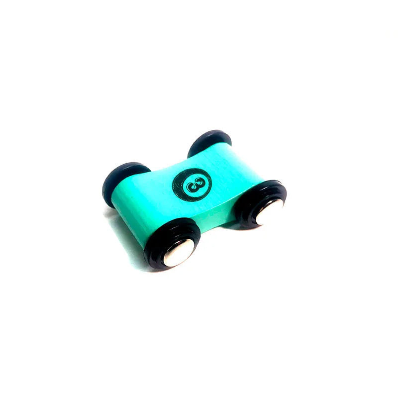 Wooden Push-and-Go Race Cars for Kids – Set of 4 Mini Toy Vehicles