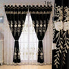 Double Layer Sheer and Blackout Curtain with Elegant Embroidery