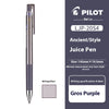 Lila Pilot LJP-20S4 Saftstift Schreibgerät in vertikaler Ansicht.
