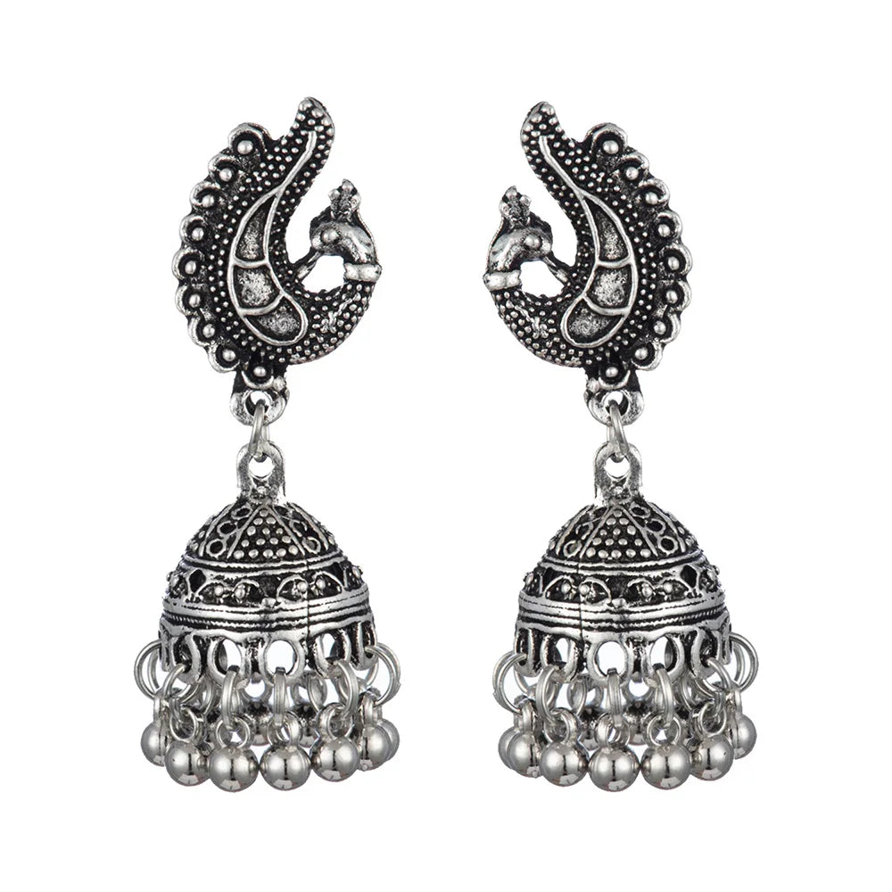 Vintage Geometric Drop Earrings