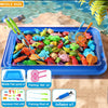 Magnetic Fishing Game Set with Inflatable Pool