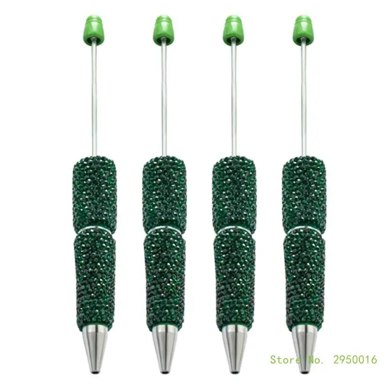Elegante Perlen-Rhinston-Ballpoint-Stifte (4er Set)