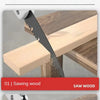 Folding Hand Saw for Gardening and Outdoor Use