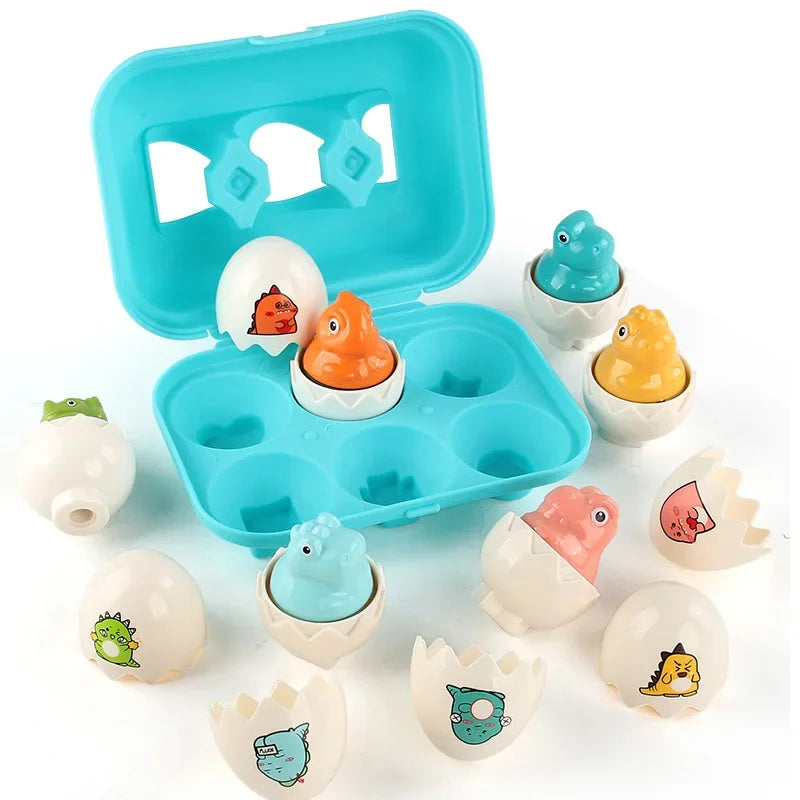 Montessori Shape-Matching Egg Puzzle Set for Toddlers