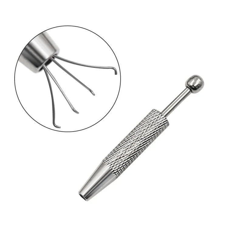 Precision Jewelry Gripper with 4-Claw Diamond & Bead Holder