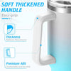 40oz Insulated Tumbler with Handle and Straw