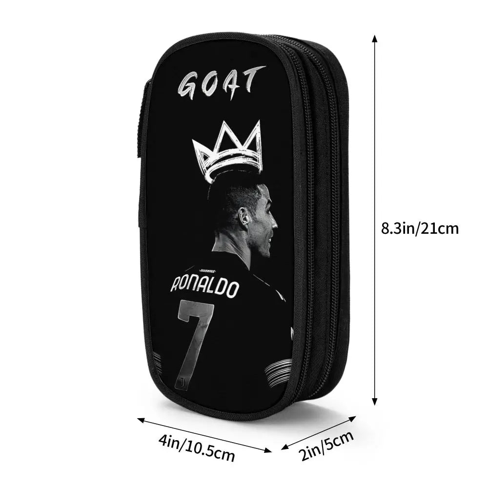Soccer Star Pen Case – Large-Capacity Pencil Pouch