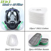 Full Face Chemical Respirator Mask with Anti-Fog Visor