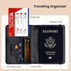 RFID-Blocking Travel Passport Wallet with Multiple Card Slots
