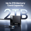 4-in-1 USB 3.0 Card Reader with USB-C Adapter