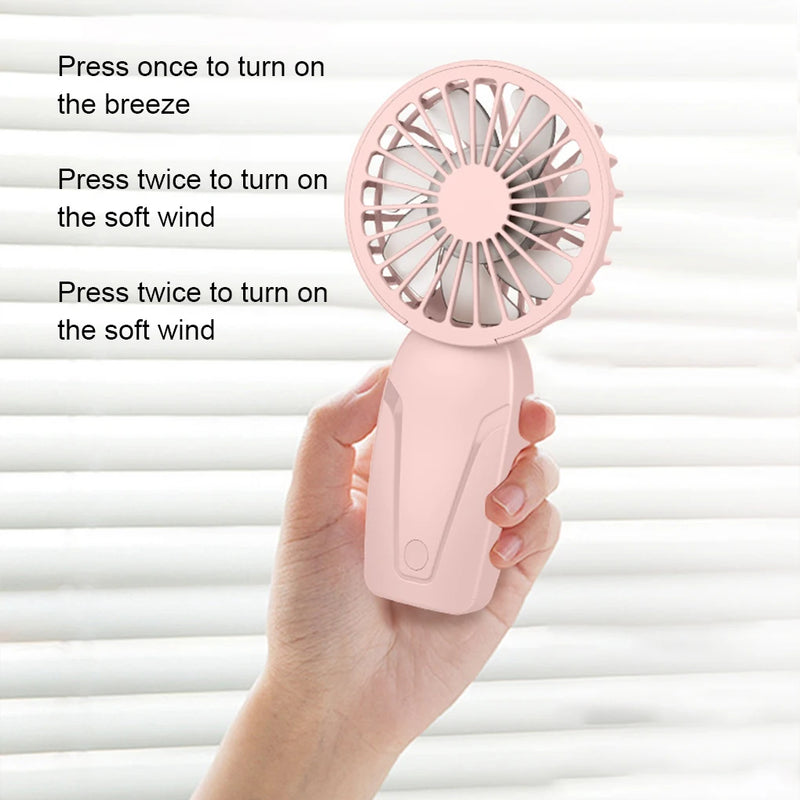 Pocket-Sized USB Rechargeable Handheld Fan