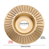 4-Inch Woodworking Sanding Shaping Disc for Angle Grinder