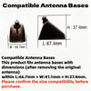 Carbon Fiber Look Shark Fin Car Antenna