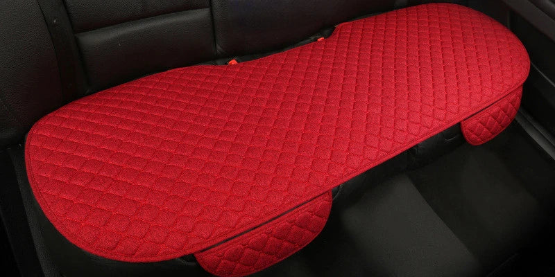 Breathable Linen Front Car Seat Cover