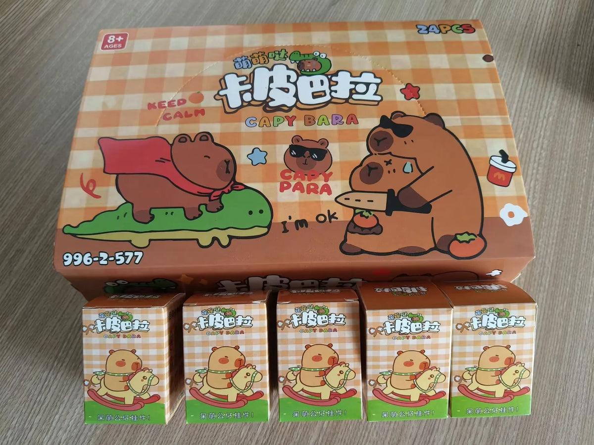 Surprise Capybara Blind Box Keychain Doll