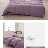 Washed Cotton Duvet Cover – Minimalist Solid Color Bedding