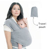 Knitted Fabric Baby Carrier for Front Carrying, Sleeping & On-the-Go Comfort