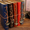 Vintage PU Leather Spiral Journal – Traveler's Notebook with Anchor Design