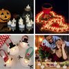 Flameless LED Tea Lights with Auto Timer