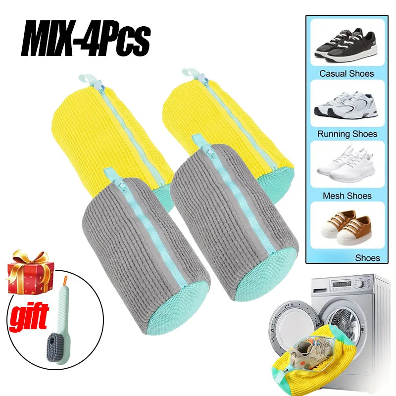 Shoe Laundry Bag with Soft Inner Lining for Sneakers