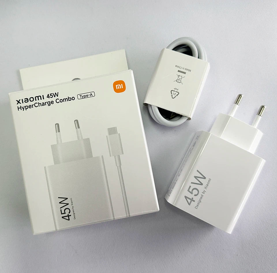 Xiaomi 45W Turbo Fast Charger with USB-C Cable