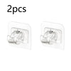 Self-Adhesive Curtain Rod Hooks (Set of 4)