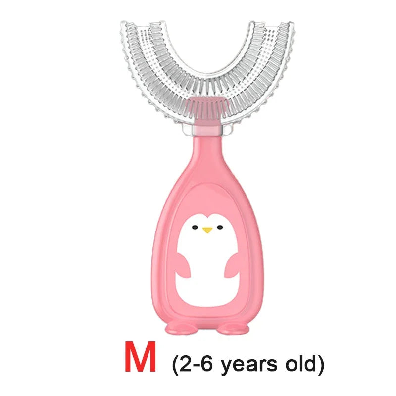 U-Shaped Silicone Toothbrush for Toddlers