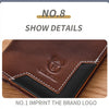 Men's Genuine Leather RFID Blocking Long Wallet with Card Holder