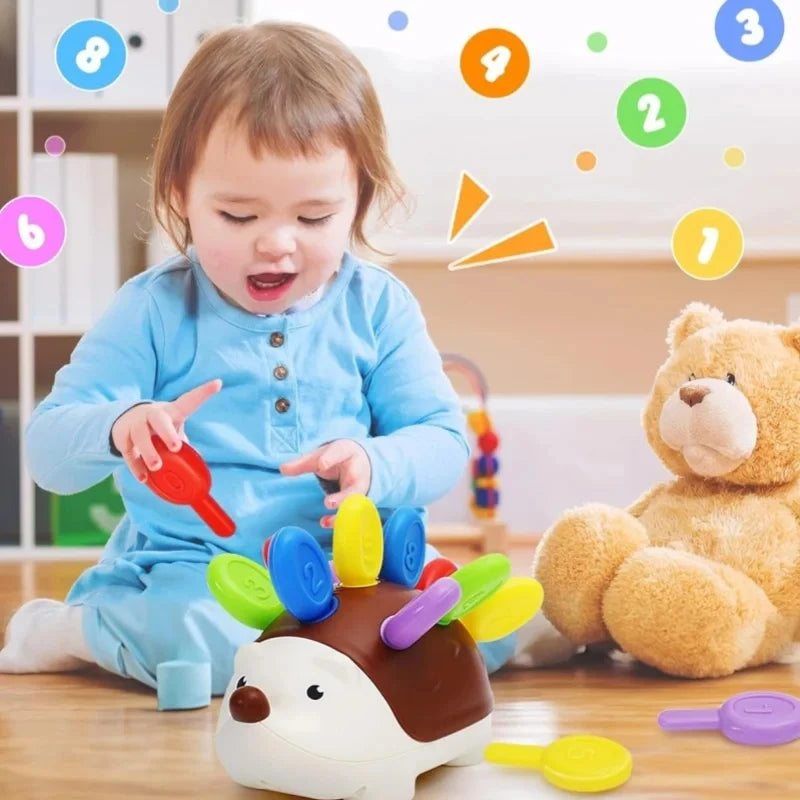 Montessori Sensory Hedgehog Toy for Toddlers