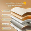 A stack of five layers of fabric insulation for a portable foot soak tub, showing different materials like twill, PU coating,