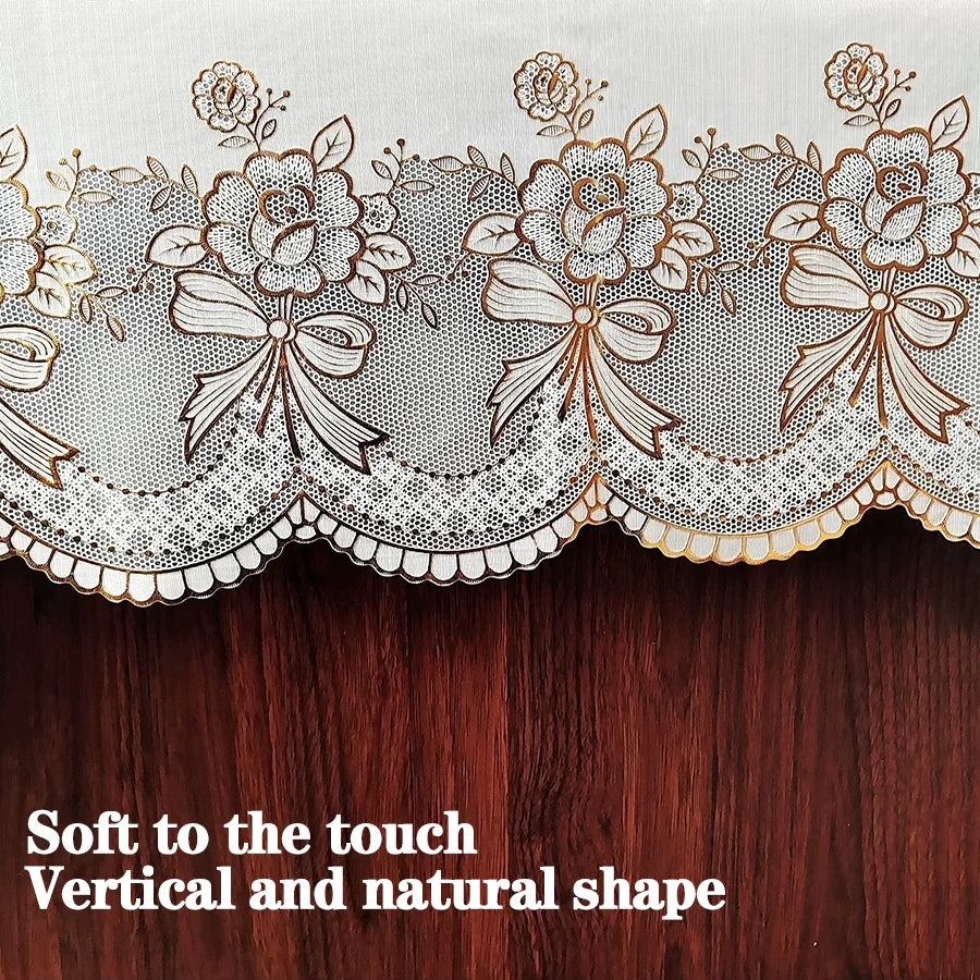 European-Style Waterproof Lace Tablecloth
