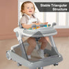 2-in-1 Convertible Baby Walker with Removable Activity Tray