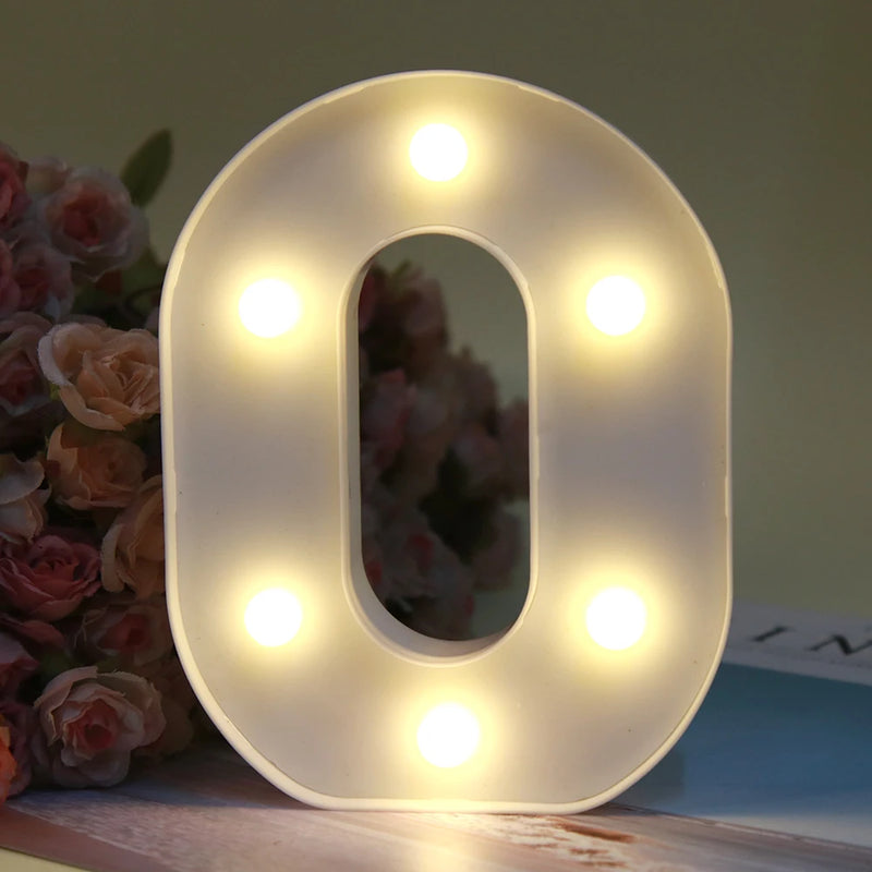 LED-Alphabet-Buchstaben-Nachtlampe