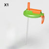 Reusable Silicone Soda Can Lid with Straw