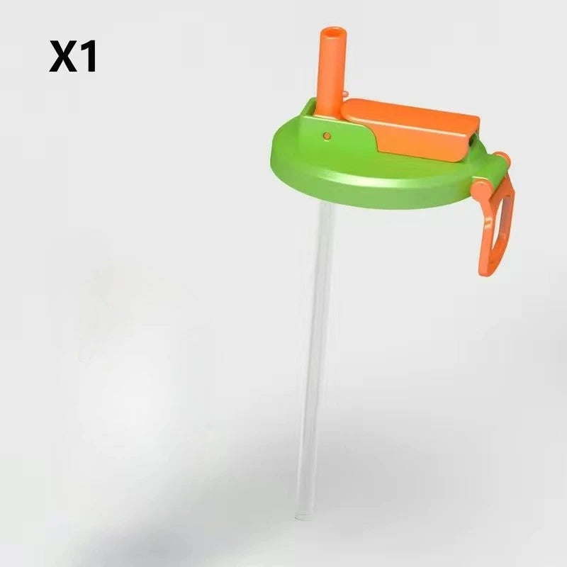 Reusable Silicone Soda Can Lid with Straw