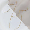 Long Chain Threader Earrings