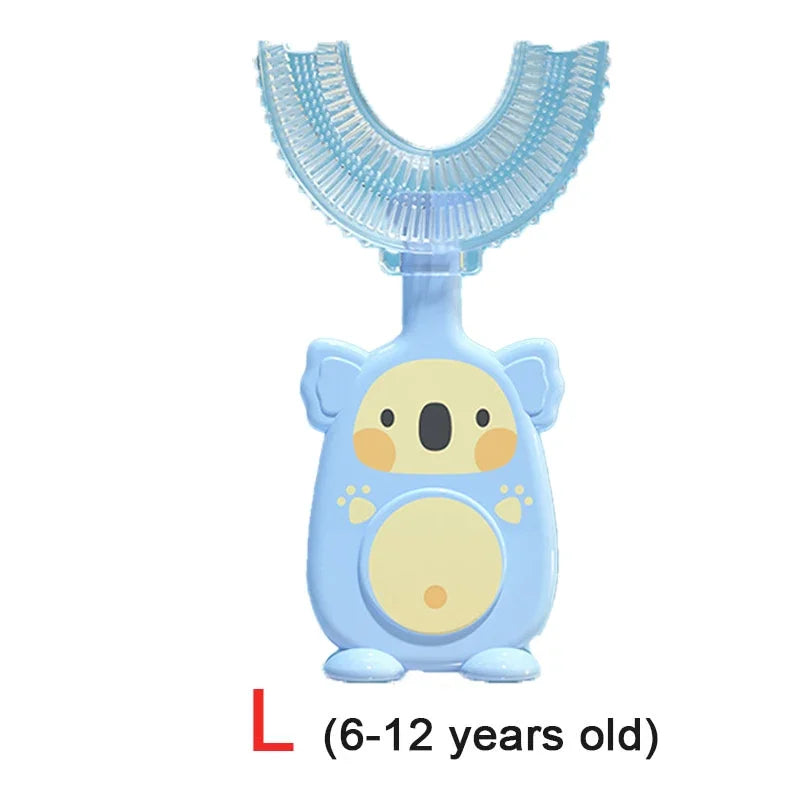 U-Shaped Silicone Toothbrush for Toddlers