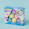 A box of Soft Balls for babies containing six colorful, textured training balls for sensory development.