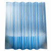 Light blue 3D crystal texture waterproof shower curtain liner with weighted magnets