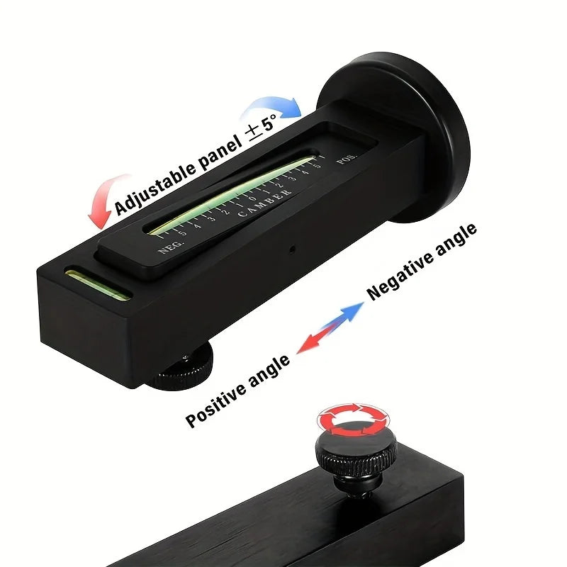 Magnetic Camber and Caster Gauge for Wheel Alignment