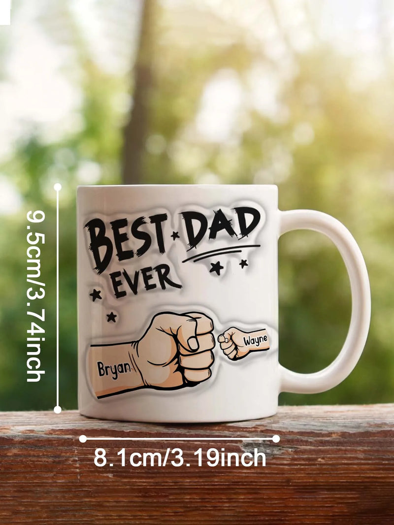 Taza de Café Personalizada 3D para Papá