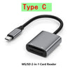 Dual-Slot-Kartenleser mit Lightning & USB-C