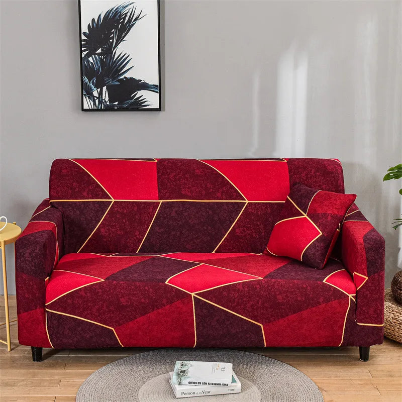 Floral Print Stretch Sofa Cover