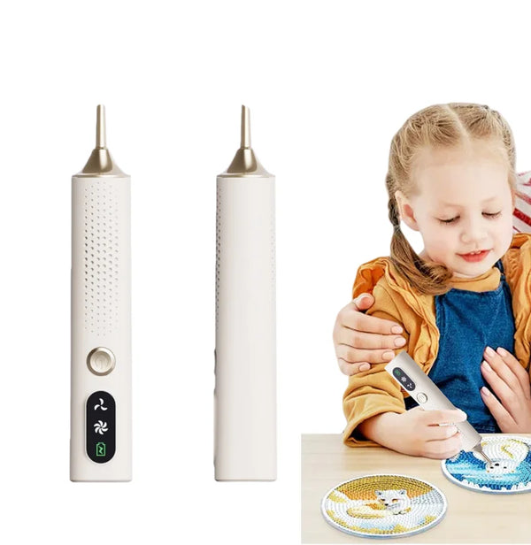 Wireless Electric Diamond Art Pen with Vacuum Suction & Two Speeds